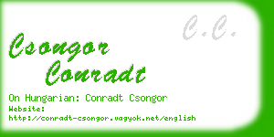 csongor conradt business card